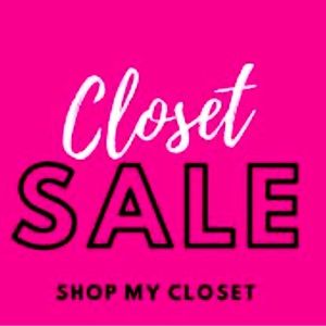 Looking to clear my closet out! Will accept any reasonable offers!